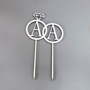 Anillos con iniciales