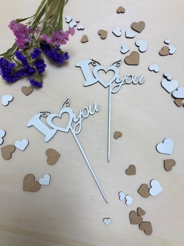 Cake topper I Love You