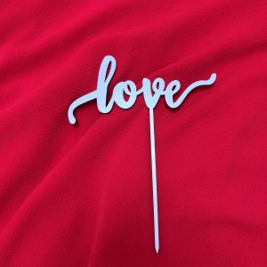 Cake topper love - Imagen 2