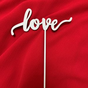 Cake topper love