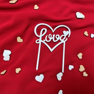 Cake topper Love