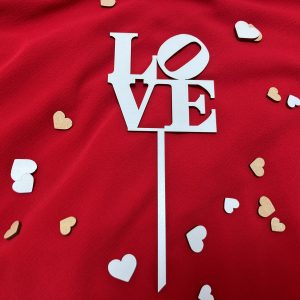 Cake topper Love