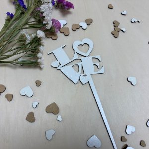 Cake topper Love