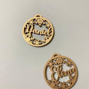 Bolas de madera personalizadas con nombre - Imagen 3