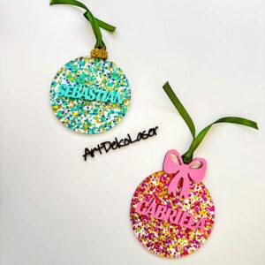 Bolas con nombre personalizado